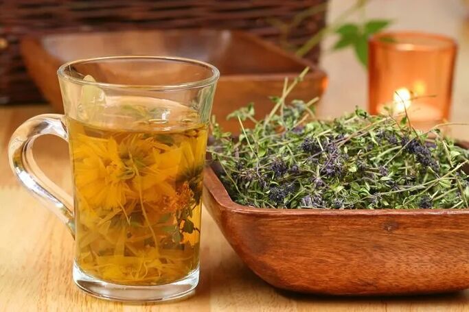 Un infuso di timo, il cui utilizzo aiuta ad ingrandire il pene