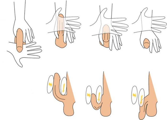 flettere il pene per ingrandirlo